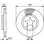Bremsscheibe 0 986 479 660 Bremsscheibe 0 986 479 660