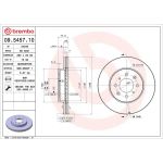 Brembo 09.5457.10 Bremsscheibe PRIME LINE