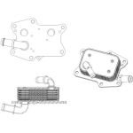 Ölkühler, Motoröl 31830 Ölkühler, Motoröl 31830