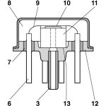 Sensor, Öltemperatur 0 281 006 282 Sensor, Öltemperatur 0 281 006 282