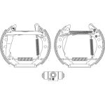 Bremsbackensatz 84018205 Bremsbackensatz 84018205