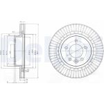 Delphi BG9006 Bremsscheibe