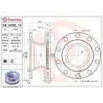 Brembo 09.9496.10 Bremsscheibe PRIME LINE