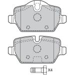 Valeo 598701 Bremsbelagsatz, Scheibenbremse Valeo 598701 Bremsbelagsatz, Scheibenbremse
