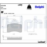 Delphi LP1426 Bremsbelagsatz, Scheibenbremse Delphi LP1426 Bremsbelagsatz, Scheibenbremse