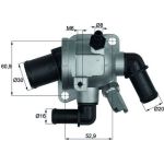 Thermostat, Kühlmittel TI 173 88