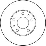 Bremsscheibe DF2728 Bremsscheibe DF2728