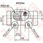 Radbremszylinder BWD307T Radbremszylinder BWD307T