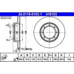 Bremsscheibe 24.0118-0153.1
