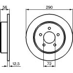 Bremsscheibe 0 986 479 102 Bremsscheibe 0 986 479 102