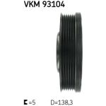 Riemenscheibe, Kurbelwelle VKM 93104 Riemenscheibe, Kurbelwelle VKM 93104