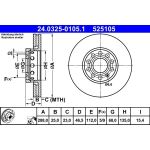 Bremsscheibe 24.0325-0105.1