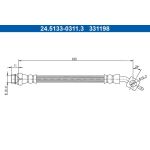 ATE 24.5133-0311.3 Bremsschlauch ATE 24.5133-0311.3 Bremsschlauch