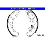 ATE 03.0137-0345.2 Bremsbackensatz