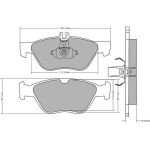 Metzger 1170065 Bremsbelagsatz, Scheibenbremse Metzger 1170065 Bremsbelagsatz, Scheibenbremse