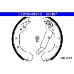 Bremsbackensatz 03.0137-0167.2