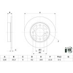 Bremsscheibe 0 986 479 F38 Bremsscheibe 0 986 479 F38
