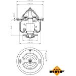 Thermostat, Kühlmittel 725110 Thermostat, Kühlmittel 725110