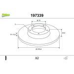 Bremsscheibe 197339 Bremsscheibe 197339