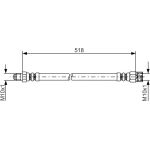 BOSCH 1 987 481 007 Bremsschlauch