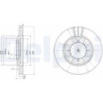 Delphi BG2628 Bremsscheibe