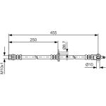 BOSCH 1 987 481 389 Bremsschlauch BOSCH 1 987 481 389 Bremsschlauch