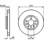 Bremsscheibe 0 986 479 143 Bremsscheibe 0 986 479 143