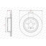 Ferodo DDF3042LC-1 Bremsscheibe PREMIER Ferodo DDF3042LC-1 Bremsscheibe PREMIER