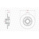 Bremsscheibe DDF1695-1 Bremsscheibe DDF1695-1