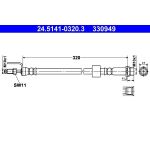 ATE 24.5141-0320.3 Bremsschlauch ATE 24.5141-0320.3 Bremsschlauch
