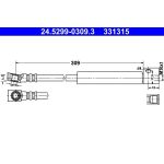 Bremsschlauch 24.5299-0309.3 Bremsschlauch 24.5299-0309.3