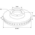Bremsscheibe 672934 Bremsscheibe 672934