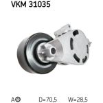 Spannrolle, Keilrippenriemen VKM 31035 Spannrolle, Keilrippenriemen VKM 31035