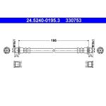 ATE 24.5240-0195.3 Bremsschlauch ATE 24.5240-0195.3 Bremsschlauch