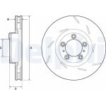 Delphi BG9127C Bremsscheibe Delphi BG9127C Bremsscheibe
