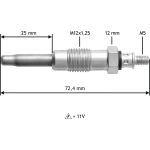 Glühkerze 345100 Glühkerze 345100