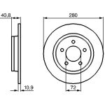 Bremsscheibe 0 986 479 C79 Bremsscheibe 0 986 479 C79