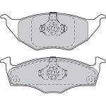 Valeo 598735 Bremsbelagsatz, Scheibenbremse Valeo 598735 Bremsbelagsatz, Scheibenbremse