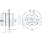 Delphi BG2632 Bremsscheibe