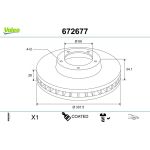 Bremsscheibe 672677 Bremsscheibe 672677