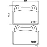 Bremsbelagsatz, Scheibenbremse 8DB 355 014-701 Bremsbelagsatz, Scheibenbremse 8DB 355 014-701