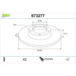 Bremsscheibe 673277