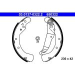Bremsbackensatz 03.0137-0322.2 Bremsbackensatz 03.0137-0322.2