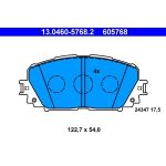 ATE 13.0460-5768.2 Bremsbelagsatz, Scheibenbremse ATE 13.0460-5768.2 Bremsbelagsatz, Scheibenbremse