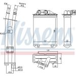 Wärmetauscher, Innenraumheizung 71459 Wärmetauscher, Innenraumheizung 71459