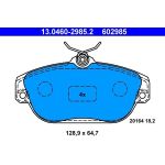 ATE 13.0460-2985.2 Bremsbelagsatz, Scheibenbremse ATE 13.0460-2985.2 Bremsbelagsatz, Scheibenbremse