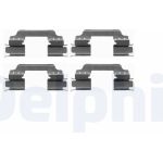 Delphi LX0425 Zubehörsatz, Scheibenbremsbelag