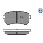 Meyle 025 243 2015/PD Bremsbelagsatz, Scheibenbremse MEYLE-PD: Advanced performance and design Meyle 025 243 2015/PD Bremsbelagsatz, Scheibenbremse MEYLE-PD: Advanced performance and design