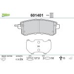 Valeo 601401 Bremsbelagsatz, Scheibenbremse Valeo 601401 Bremsbelagsatz, Scheibenbremse