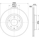 Bremsscheibe 8DD 355 115-211 Bremsscheibe 8DD 355 115-211